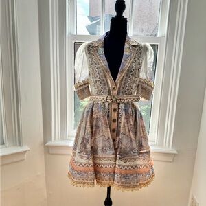 Zimmermann High Tide Postcard Mini Dress